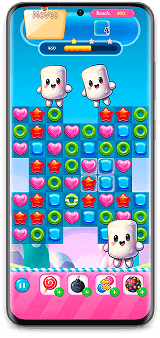 Marshmallow Bay level with high complexity